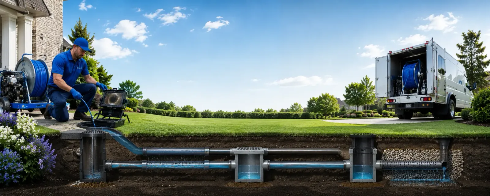 Outdoor drain cleaning information for White House, TN